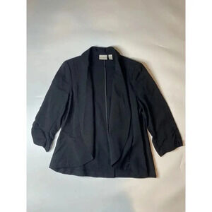 Chicos Lightweight Black 3/4 Sleeve Cardigan Black Jacket Women’s Size 2 (US M)